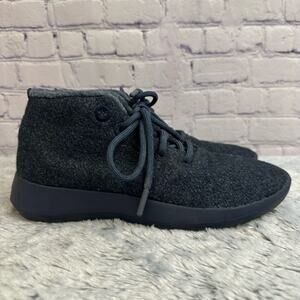 Allbirds Tree Topper High Top Navy Blue Sneakers Size 9 Lightweight Sustainable
